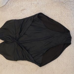 Black Halter Bathing Suit